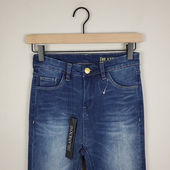 Blank NYC the Jukebox High Rise Skinny Jeans Blue 24 BNWT - Picture 2 of 8